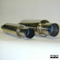 HKS Universal Stainless Hi-Power Ti Muffler 170mm Shell